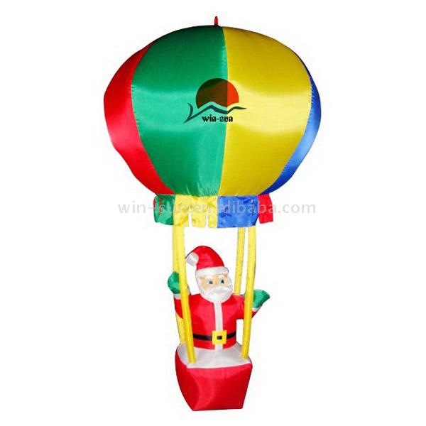  Inflatable Santa Claus in Fire Balloon ( Inflatable Santa Claus in Fire Balloon)
