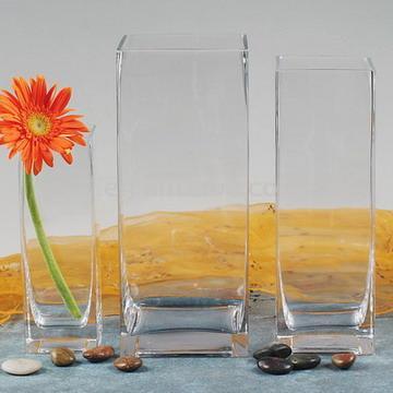 Handmade Square Glass Vase (Ручная площадь стеклянной вазе)