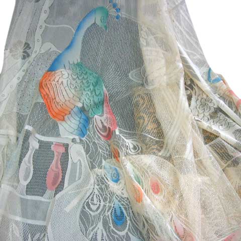  Hand Printed Curtain Fabric ( Hand Printed Curtain Fabric)