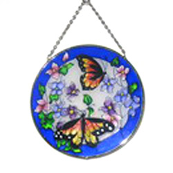  Butterfly Round Suncatcher (Бабочка круглого Suncatcher)