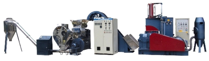  Kneader, Double Elbow Feeder and Single Screw Extruder (Malaxeur, Double Elbow Feeder et Single screw extruder)