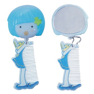  Plastic Girl Comb with Mirror ( Plastic Girl Comb with Mirror)