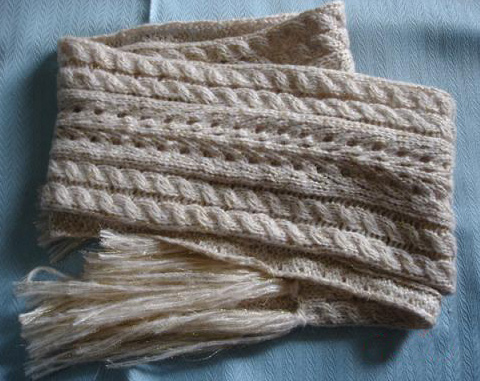  Knitted Scarf (Вязаный шарф)