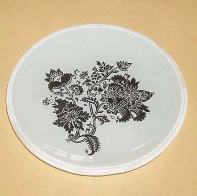  Glass Plate with Silk Printing (Стекло Тарелка с Шелковый печати)