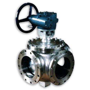  Flange 3-Way Ball Valve