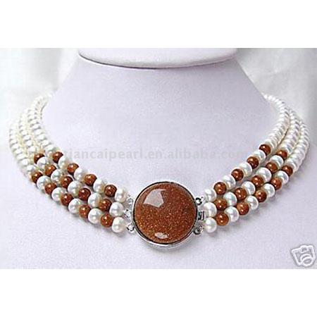 The Charming Handmade Pearl Neckalce (Обаятельная ручной Pearl Neckalce)