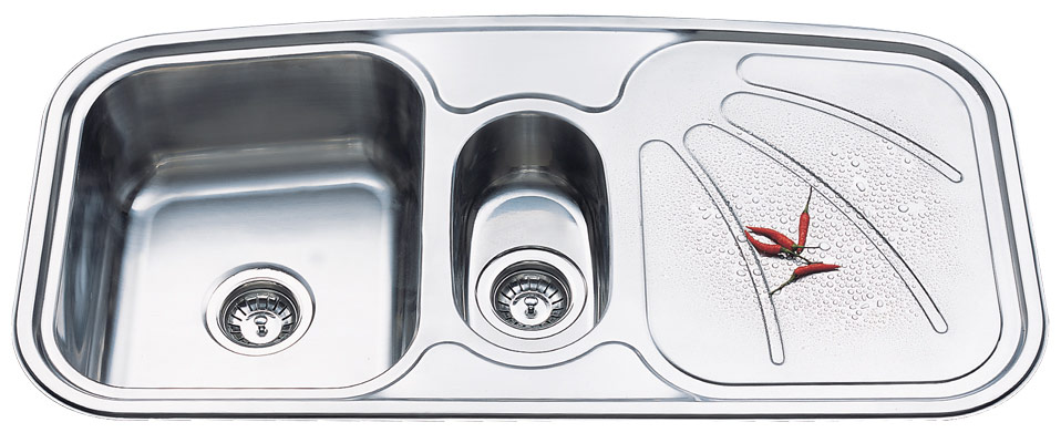  Stainless steel sink (Évier en acier inoxydable)