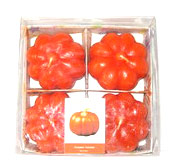  4pc Pumpkin Candle Set (4pc Тыква свеча Установить)