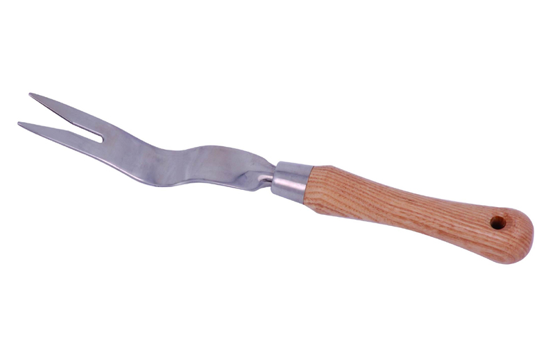  Stainless Steel Weeder with Ash Wood Handle (Stainless Steel étrille avec Ash Manche Bois)