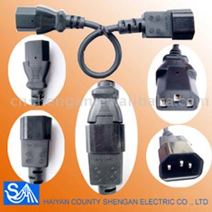  Computer Male and Female Extend Power Cord ( Computer Male and Female Extend Power Cord)