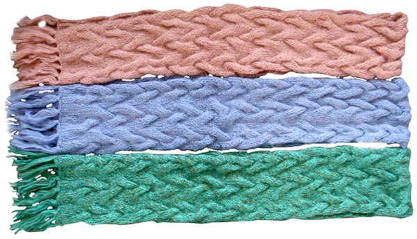  Hand Knitted Scarf