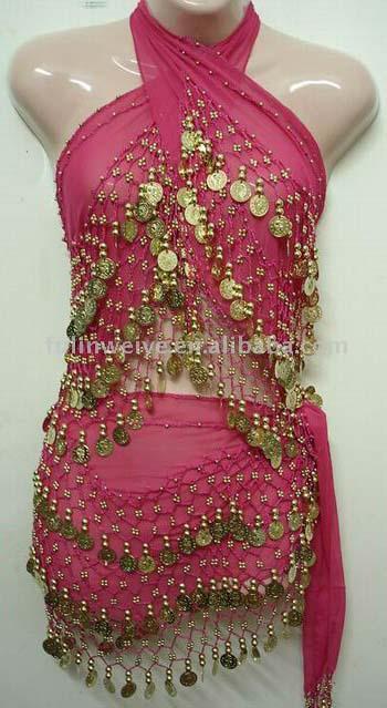  Belly Dance Costume (Belt & Scarf) (Belly Dance Costume (Ceinture & foulard))