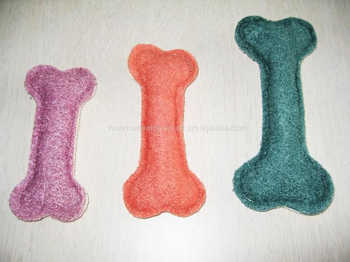  Loofah Cartoon Pet Toy
