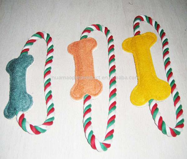  Loofah Bone Shape Pet Toy ( Loofah Bone Shape Pet Toy)