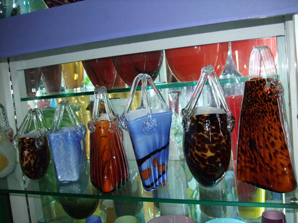  Glass Basket, Handicraft, Glass Craft, Fruit Basket (Basket verre, de l`Artisanat, Glass Craft, corbeille de fruits)