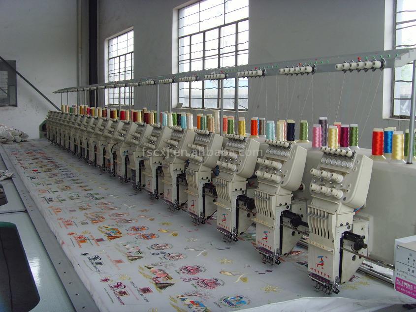  Flat Embroidery With Auto-Trimmer ( Flat Embroidery With Auto-Trimmer)