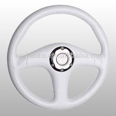  Wooden Steering Wheel (Volant en bois)