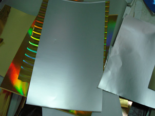  Silvery Aluminum Foil Laminated Paperboard (Gloss Face)