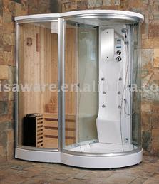  Dry and Wet Sauna Shower Room (Сухая и мокрая сауна душевая комната)