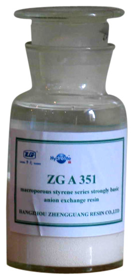  ZGA351 Macroporous Strongly Basic Anion Exchange Resin ( ZGA351 Macroporous Strongly Basic Anion Exchange Resin)
