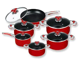  12-Piece Aluminum Cookware Set