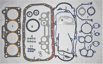  Full Set Gasket (E1800) (Полный набор прокладка (E1800))