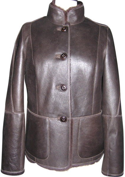  Men`s Brown Lamb Jacket (Мужская куртка Браун Lamb)