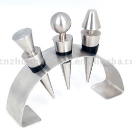 Bottle Stoppers (Bouchons pour bouteille)