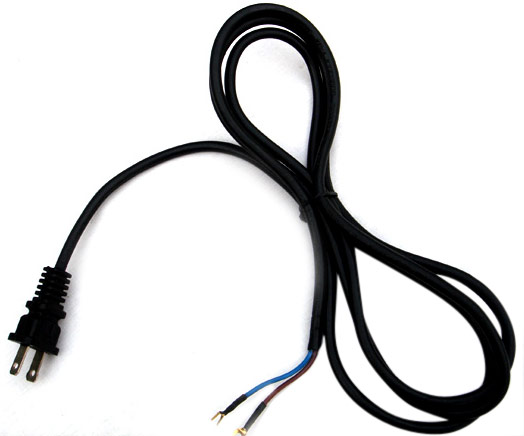  Polar Two Flat-Pins Plug with Power Cable ( Polar Two Flat-Pins Plug with Power Cable)