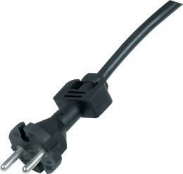  Europe Type Two Round-Pin Plug with Power Cable ( Europe Type Two Round-Pin Plug with Power Cable)