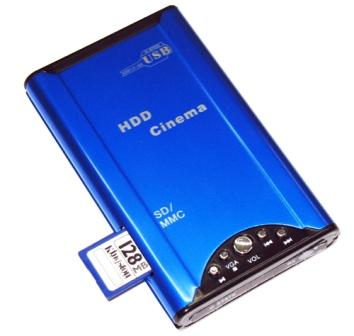  2.5" HDD Player with SD/MMC Slot (HD-105) (2.5 "HDD Player avec slot SD / MMC (HD-105))