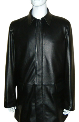  Leather Coat for Male (Manteau de cuir pour hommes)