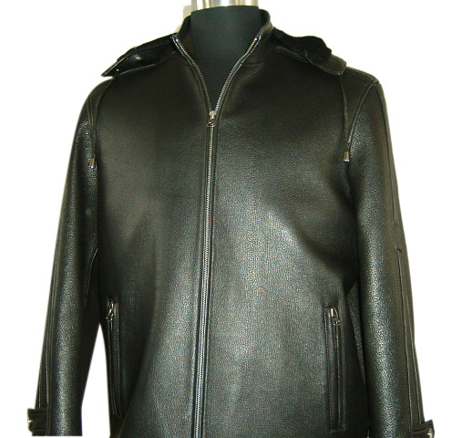  Men`s Leather Coat (Мужские кожа Герб)