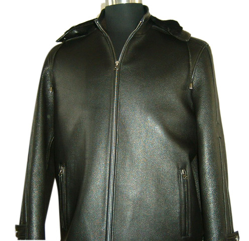  Men`s Leather Coat ()