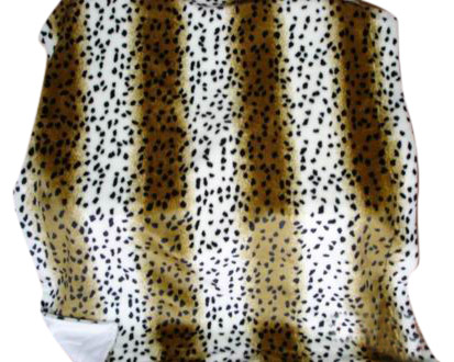  100% Polyester Printed Fake Fur Blanket with Fleece (100% polyester imprimé Fausse Fourrure avec Fleece Blanket)