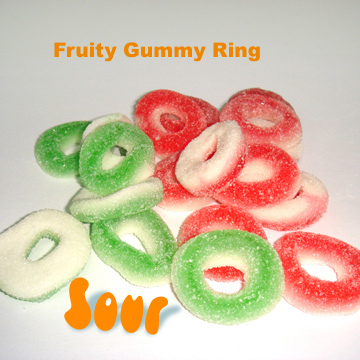  Sour Fruity Gummy Ring (Sour Gummy Fruity Ring)