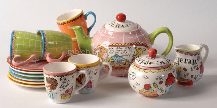  Earthenware Dinner set (Глиняные Сервиз)