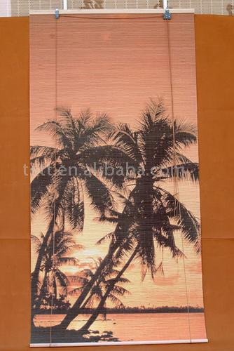  Printed Bamboo Curtain (Imprimé rideau de bambou)