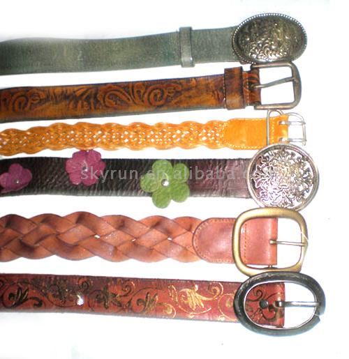  Ladies` Leather Belt