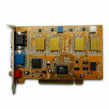  CCTV DVR Card with H.264 Compression (CCTV-DVR-Karte mit H.264-Kompression)