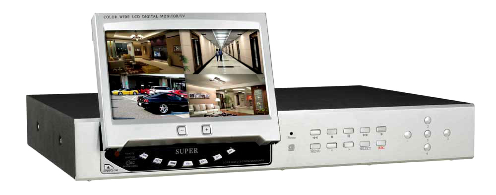  DVR ,Built-In 7 Inch Monitor (DVR, Built-In 7 Zoll Monitor)