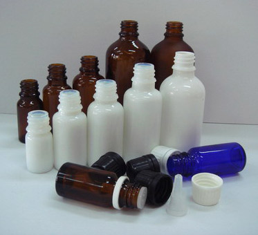  Essential Oil Glass Bottles (Huile Essentielle Bouteilles en verre)