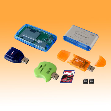  SD Card, Mini SD Card, Card Reader