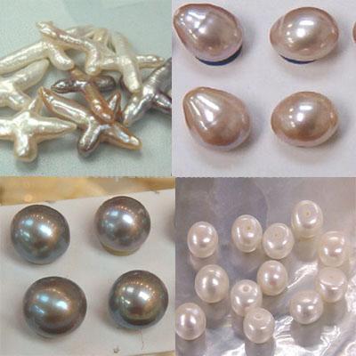  Natural Freshwater Pearl Beads with High Luster (Naturelles perles d`eau douce Perles avec High Luster)