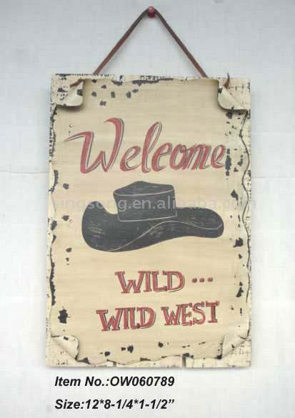  Cowboy Plaque