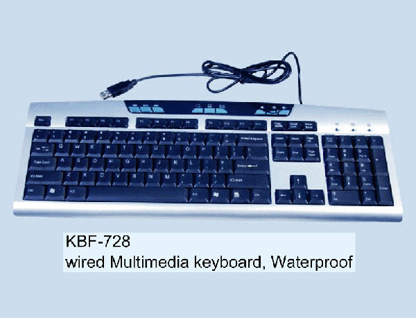  Multimedia Waterproof Keyboard (Multimedia Clavier étanche)