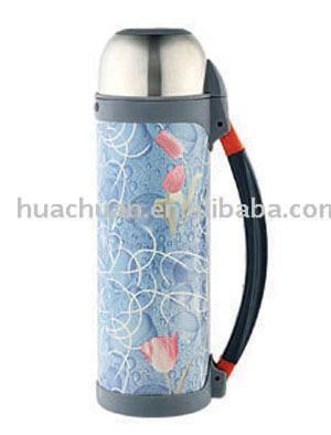  High Vacuum Double-Wall Stainless Steel Travel Bottle with Beautiful Color (Высокого вакуума с двойными стенками из нержавеющей стали Путешествие бутылки с красивыми цветами)