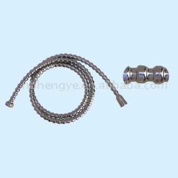  Flexible Brass Chrome-Plated Bamboo Shower Hose ( Flexible Brass Chrome-Plated Bamboo Shower Hose)
