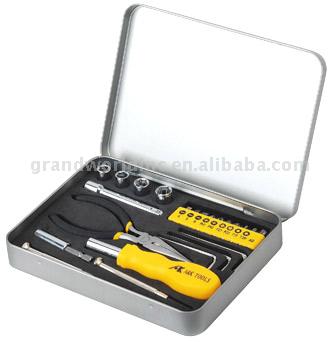  24pc Iron Case Tool Set (24PC металлической оболочкой Набор инструментов)