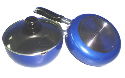  Aluminum Saucepan with Glass Lid (Алюминиевую кастрюлю со стеклянной крышкой)